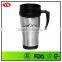 Eco-friendly Customize 14 oz insulated thermal cup stainless steel with handle
