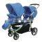 Light and compact twin baby stroller , best twin baby strollers made in china 3 in 1