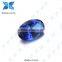 wax casting oval cut sapphire colored loose nano gem stone for jewelry