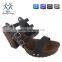 girls latest ladies high heel wedge horseshoe-soled slippers shoes and sandals