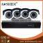 Mobile phone DIY AHD anlog 720P 4 ch cctv dvr kit for home shop security