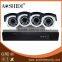 Aoshidi waterproof bullet cctv camera kit 4ch h.264 cctv ahd dvr kit cctv