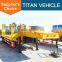 Titan high quality double axle 40 ton 50t 60t low bed trailer for sale