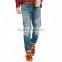 Biker Jeans Blue Denim jeans pantalon (LOTK089)