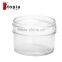 120ml Engraving Clear Glass Mason Jar With Handle