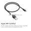 Genuine IOS9 MFI USB Cable for iPhone 6S Plus iPad iPod Nylon Wooven 100cm 2.4A High Speed Charge Data Sync Metal Cable