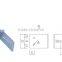 Furniture Usage Galvanized Metal Angle Corner Bracket