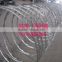 with sharp blade razor wire concertina wire BTO22 razor barbed wire