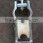 Dual-purpose stringing pulley with Nylon/Aluminum wheel cable pulley block