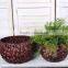 Indoor planters natural water hyacinth woven plant basket lowes wholesale flower pots