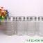 clear glass jar with metal lid