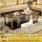 20mm marble rose golden coffee table for wedding banquet