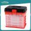 New design multi compartments portable mechanic us general plastic tool box