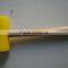 yellow nylon mallet hammer rubber mallet hammer