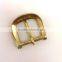 End bar Solid Brass buckle with one prong, belt buckle