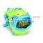 Bubble Hurricane Machine in Fish Shape for Kids Hand-Operated Toy Bubble Maker for Toddlers