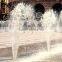 Water jet in shape of cluster