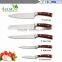 Factory direct sale upscale stainless steel multi-function 5 piece of household wooden kitchen knife set