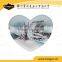 Heart Shape Solid Color 100% Melamine Plate