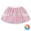 Turquoise Young Girls Wearing Short Skirts Sequined Young Girls Mini Skirts Wholesale Children Petti Skirt