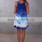 MGOO New Fashion OEM Women Tie Dye Casual Daily Wear Dress Summer Beach Party Clothing Z743