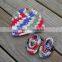 Hot Sale Autumn Winter Baby Toddler Crochet Wool Shoes Set Cute Style Infant Hand Knit Shoes