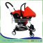 2017 China travel system baby trolley/one hand easy folding stroller for baby / light weight stroller pram