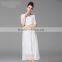Z&M 2017 New White Fashion women dress green silk dress short sleeve green dress