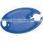 USA Made Party Plate - holds hot or cold foods, safely carries a stemmed wine glass, plastic cup or 12 oz. beverage can
