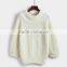 China's Most Fashionable Pullover Hand Knit Wool Sweater Design for Girls