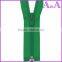 #7 Nylon zipper open-end with auto-lock normal slider