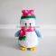 Christmas gift cheap black/blue plush penguin toys