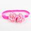Aliepress Chiffon striped bow with European hot 13 color spot children headdress