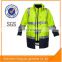 Mens Hi Vis Safety electrician workwear outdoors jacket with reflective stripes