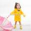 Hot Selling Girls Yellow Waterproof Raincoats Kids Nylon Custom Rain Coat