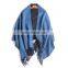 2017 Autumn Winter Woolen Thick Double Woven Pashmina Shawl Women Warm Infinity Soft Cashmere Scarf Shawl