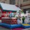 Inflatable Xmas Decoration House PVC Red Snowman Play House for Christmas