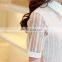 2015 Fashionable Stripe Polyester Lady Skirt Organza