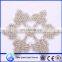 The new marriage gauze snowflakes shape belt sell like hot cakes Rhinestone bridal wedding dress fabric decoration claw drilling