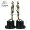 High Quqlity OSCAR 3D person shape zinc alloy sports custom finisher medal wholesale trophy