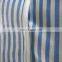 hot sale color stripe polyethylene tarpaulin,sunshade pe sheet