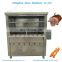 Automatic rotating indoor barbecue charcoal grill machine with stainless steel and smoker