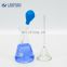 borosilicate glass conical flask with cork stopper