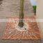 Новый дизайн металлической решетки из стали CORTEN в виде дерева
