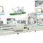 CNC Bow Double-head Cutting Machine for aluminum revolution door industry