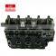 Factory supply 4JB1 short block, cylinder block assembly for engine repairing