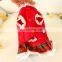 Pet dog Christmas clothes Gingerbread plaid skirt gift