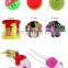 Manufacturer wholesale 21 packs tunnel mouse plush ball bell interactive cat toys set