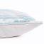 Decor White and Green Striped Poly Chenille Cushion Cover