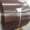 Chocolate 010 color SMP Colour coated metal coil for Canada ppgi roof tile